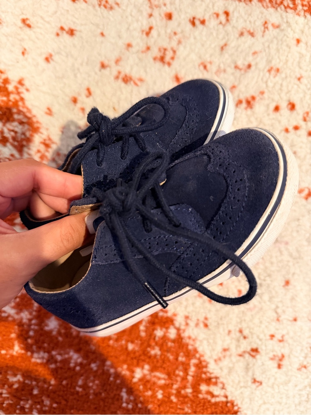 Janie & Jack Suede Lace-Up Dress Shoes